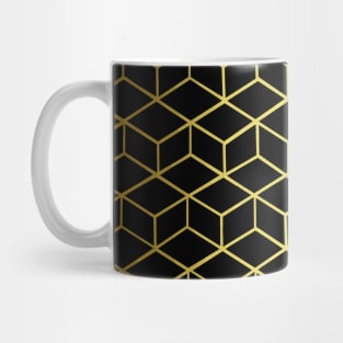 Golden Cubes Mug